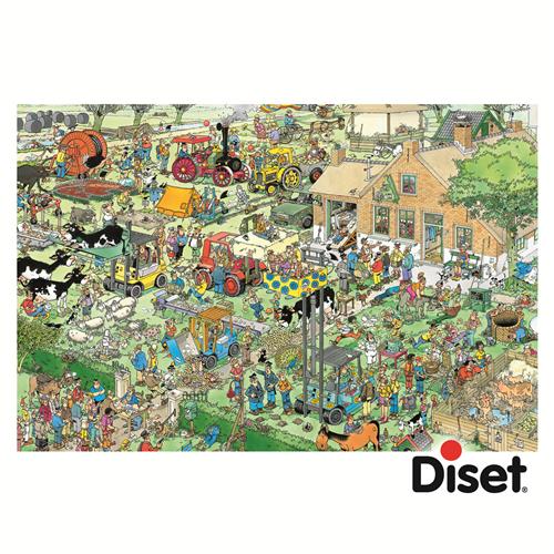 Diset Puzzle Comic 1500 pcs Visite à la ferme